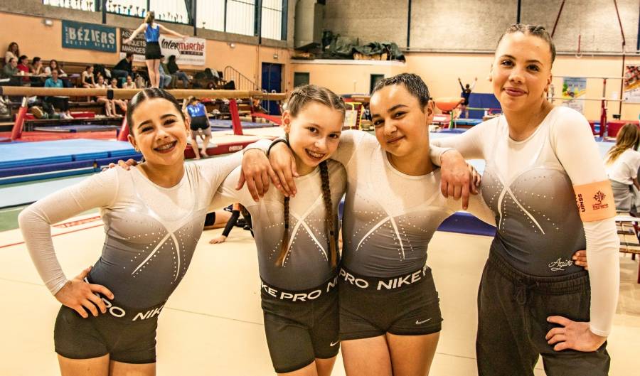 Bessan - Après les garçons, les gymnastes féminines en route pour le championnat de France